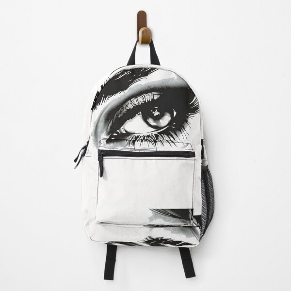 Item preview, silhouette sketch of a beautiful womans eye print designed and sold by dcrc.