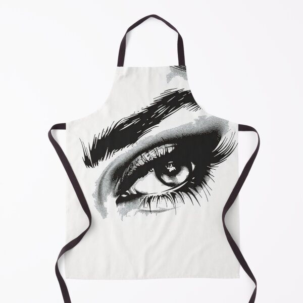 Item preview, silhouette sketch of a beautiful womans eye print designed and sold by dcrc.