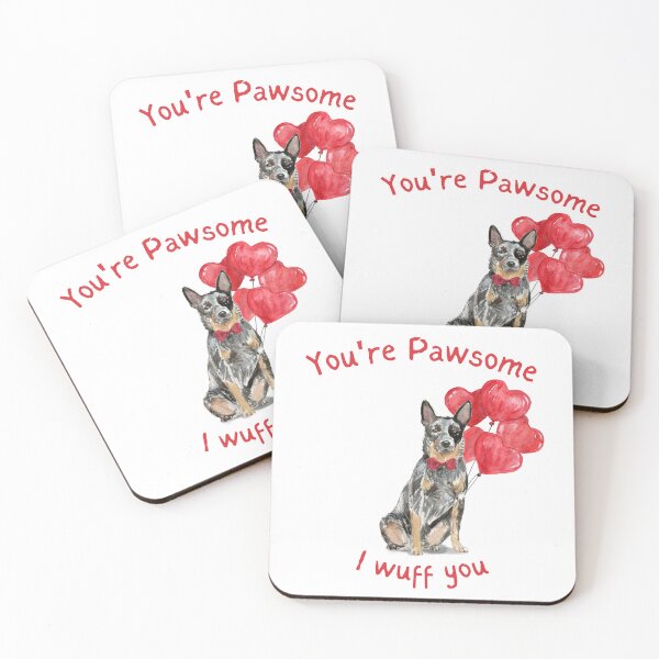 Item preview, Australian Cattle Dog My Valentine  designed and sold by beastieboutique.