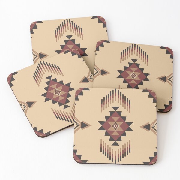 Item preview, Geometric seamless pattern in a brown background designed and sold by kasune-shop.