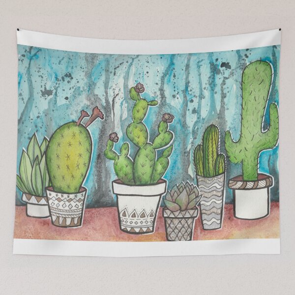 Item preview, Cute Little Cacti designed and sold by zigggieprints.