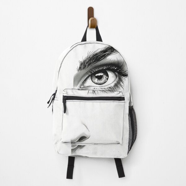 Item preview, silhouette sketch of a beautiful womans eye print designed and sold by dcrc.