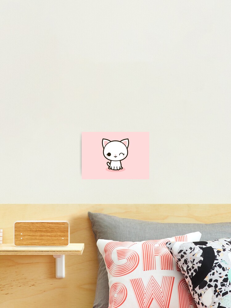 Kawaii white cat Sticker for Sale by peppermintpopuk  Cute stickers, Cute  drawings, Cute animal drawings kawaii