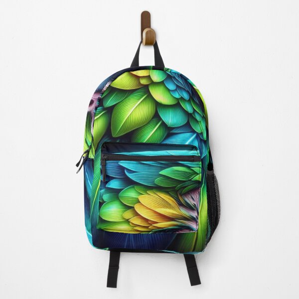 Item preview, Neon Green Macaw Magic: A Vibrant Burst of Colors designed and sold by LyssasMindArt.