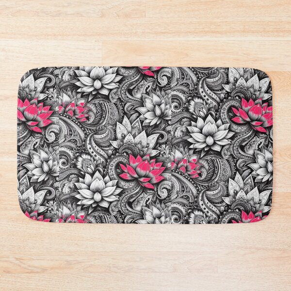 Item preview, Red Lotus Paisley designed and sold by ThreadBorne.