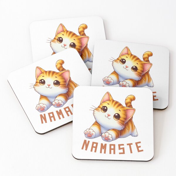 Item preview, Yoga Cat | Namaste | Motivational Cute Kitty | Meditation designed and sold by Chic-Fun.