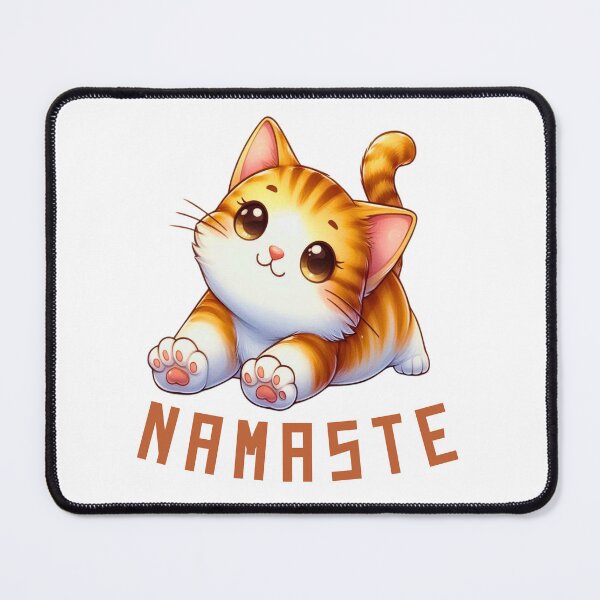 Item preview, Yoga Cat | Namaste | Motivational Cute Kitty | Meditation designed and sold by Chic-Fun.