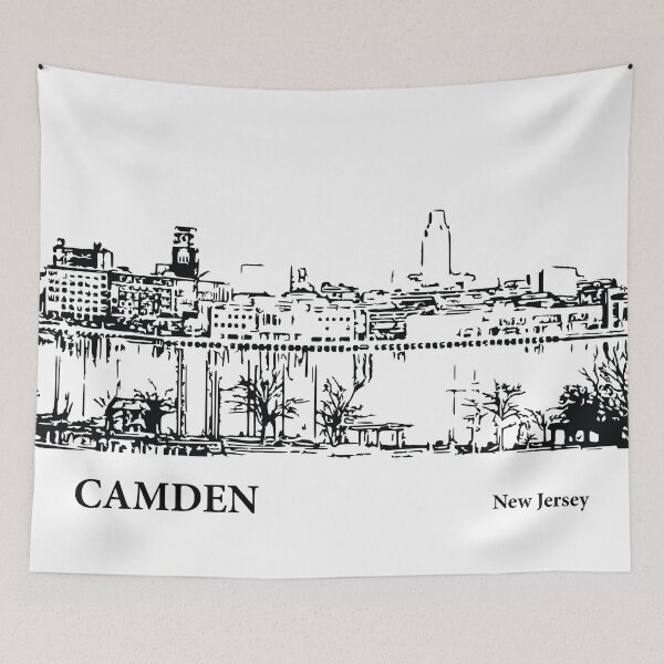 Item preview, Camden New Jersey designed and sold by Lakeric Cityscapes.