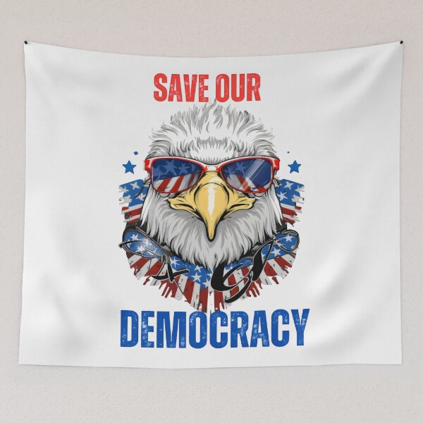 Item preview, save our democracy designed and sold by GogoGrove.