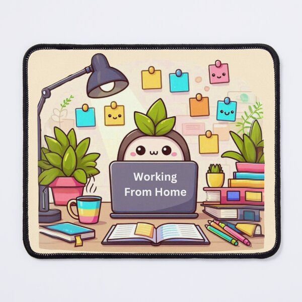 Item preview, Working From Home designed and sold by Myra365Art.
