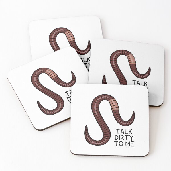Item preview, TALK DIRTY TO ME (Earthworm) designed and sold by chicorycreative.