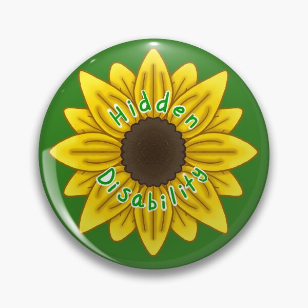 Item preview, Hidden Disability Sunflower designed and sold by RainDesignz.