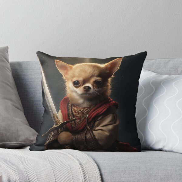 Item preview, Chihuahua Warrior with Sword designed and sold by Samuelsboro.