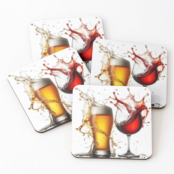 Item preview, Clash of Spirits: Beer Meets Red Wine designed and sold by daruneenok.
