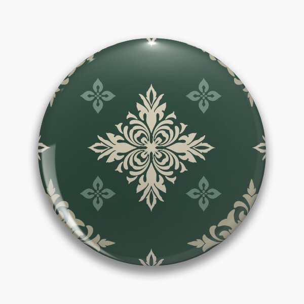 Item preview, Floral Patterns on a dark green Background designed and sold by kasune-shop.