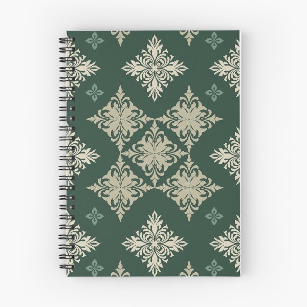 Item preview, Floral Patterns on a dark green Background designed and sold by kasune-shop.