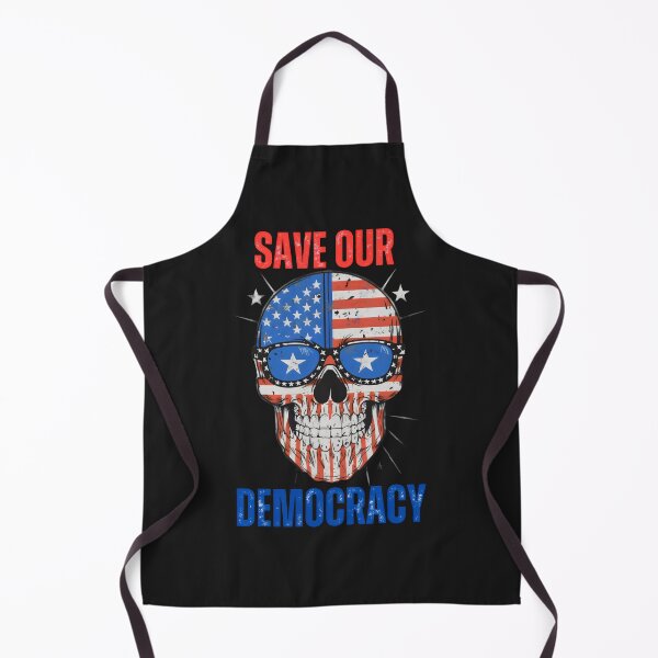 Item preview, save our democracy skull designed and sold by GogoGrove.