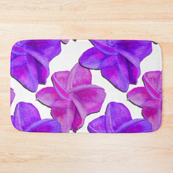 Item preview, Vibrant Frangipani Blossoms: Handpainted Floral Pattern designed and sold by Michael van der Hoorn.