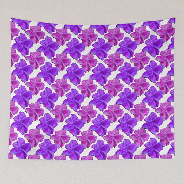 Item preview, Vibrant Frangipani Blossoms: Handpainted Floral Pattern designed and sold by Michael van der Hoorn.