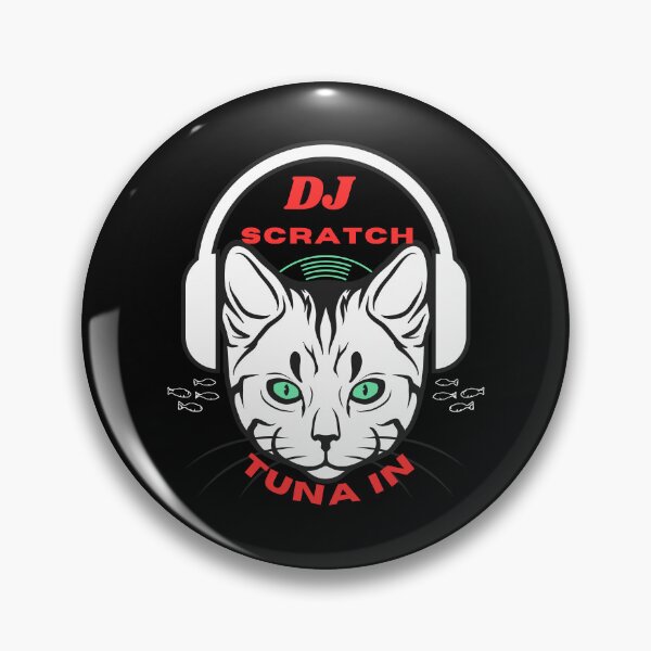 Item preview, DJ Cat Scratch Tune In designed and sold by SZPdezigns.