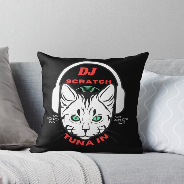 Item preview, DJ Cat Scratch Tune In designed and sold by SZPdezigns.