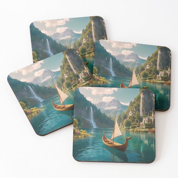Item preview, Fairy Tale Voyage on the Enchanted Lake designed and sold by BlareBlare.