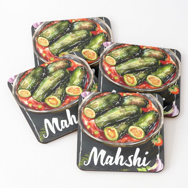 Item preview, Mahshi Extravaganza: Savor the Rich, Stuffed Zucchini Aubergines of Authentic Middle Eastern Cuisine محشي designed and sold by FUNqoosh.