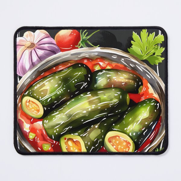 Item preview, Mahshi Extravaganza: Savor the Rich, Stuffed Zucchini Aubergines of Authentic Middle Eastern Cuisine محشي designed and sold by FUNqoosh.