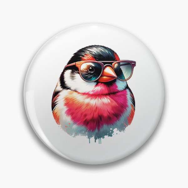 Item preview, Rose Breasted Grosbeak Wearing Sunglasses designed and sold by TheAnimalZ00.