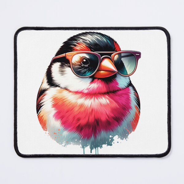 Item preview, Rose Breasted Grosbeak Wearing Sunglasses designed and sold by TheAnimalZ00.