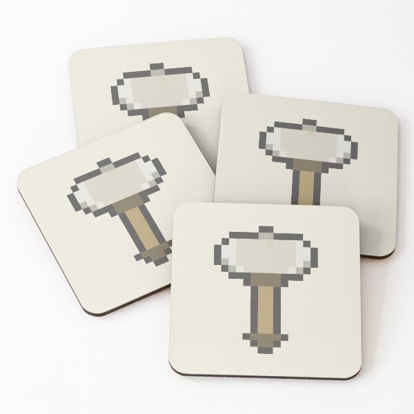 Item preview, hammer pixel art designed and sold by helixter.