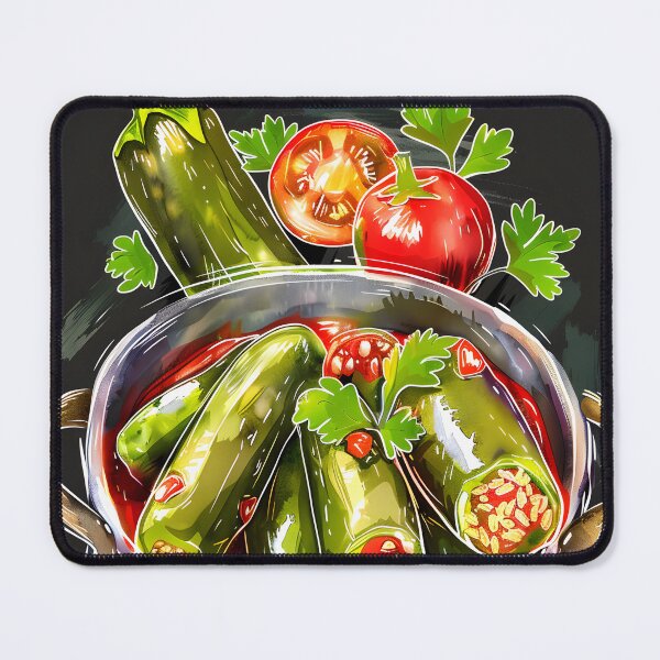 Item preview, محشي Stuffed Vegetable Zucchini Aubergines: The Savory Tradition of Middle Eastern Mahshi designed and sold by FUNqoosh.