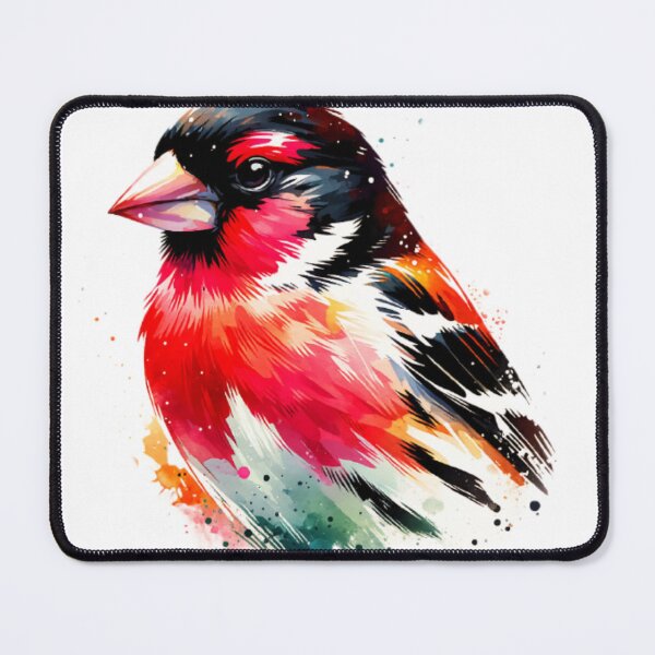 Item preview, Watercolor Rose Breasted Grosbeak designed and sold by TheAnimalZ00.