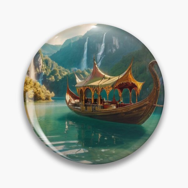 Artikelvorschau, Enchanted Lake of the Magical Boat entworfen und verkauft von BlareBlare.