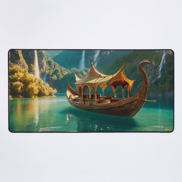 Item preview, Enchanted Lake of the Magical Boat designed and sold by BlareBlare.
