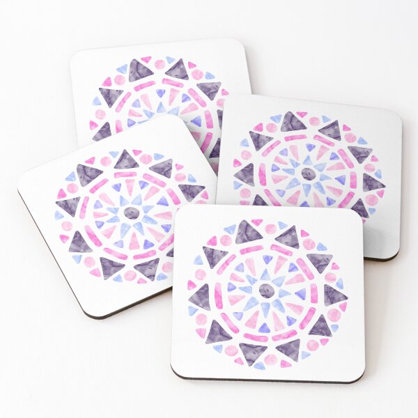 Item preview, Mandala Purple Blue Pink Omnisexual Pride Flag designed and sold by JoyfulJen.