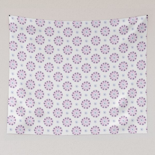 Item preview, Mandala Purple Blue Pink Omnisexual Pride Flag designed and sold by JoyfulJen.