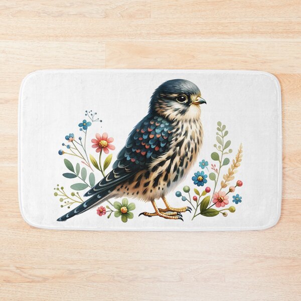 Item preview, Merlin Bird And Flowers designed and sold by TheAnimalZ00.