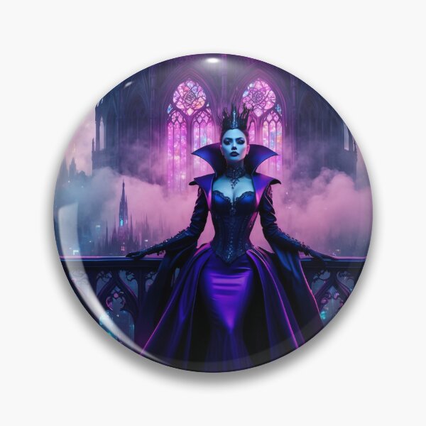 Item preview, Neon Gothic Queen: Reign of the Midnight Rose designed and sold by ArtGotika.