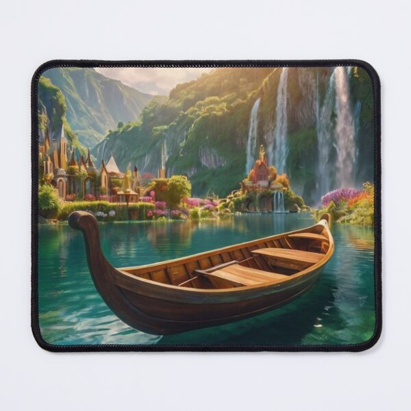 Item preview, Fairy Tale Boat by the Cascading Falls designed and sold by BlareBlare.