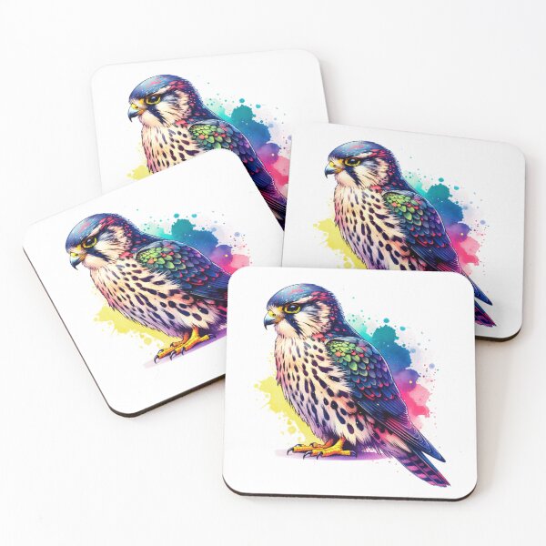 Artikelvorschau, Aquarell Merlin Vogel entworfen und verkauft von TheAnimalZ00.