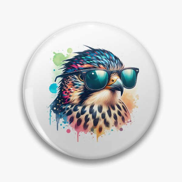 Item preview, Merlin Bird Wearing Sunglasses designed and sold by TheAnimalZ00.