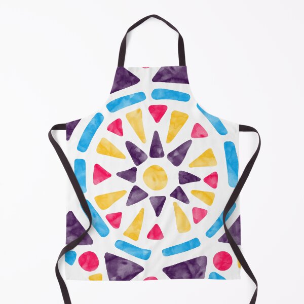 Item preview, Mandala Polyamory Pride Flag Red Blue Purple Gold designed and sold by JoyfulJen.