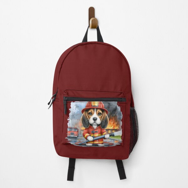 Item preview, Fireman Beagle... Sniffing Out Those Flames...And Snuffing Them Out designed and sold by Hall-O-Gram.