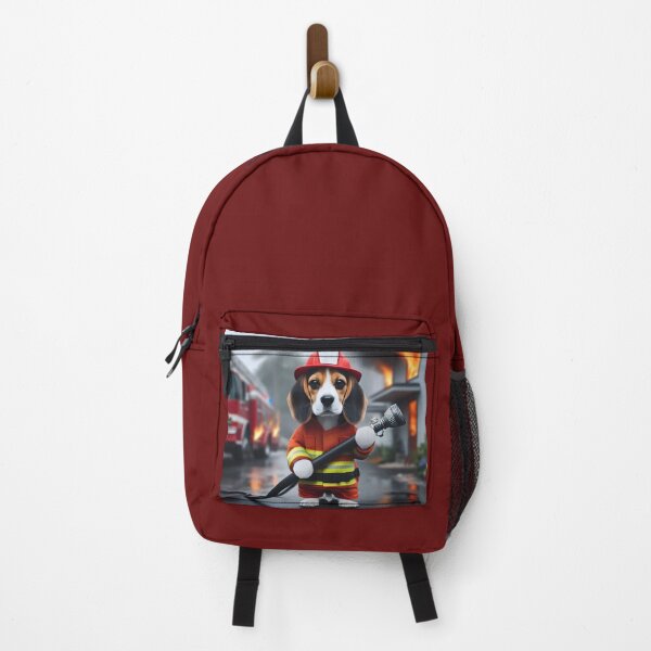 Item preview, Fireman Beagle... Sniffing Out Those Flames...And Snuffing Them Out designed and sold by Hall-O-Gram.