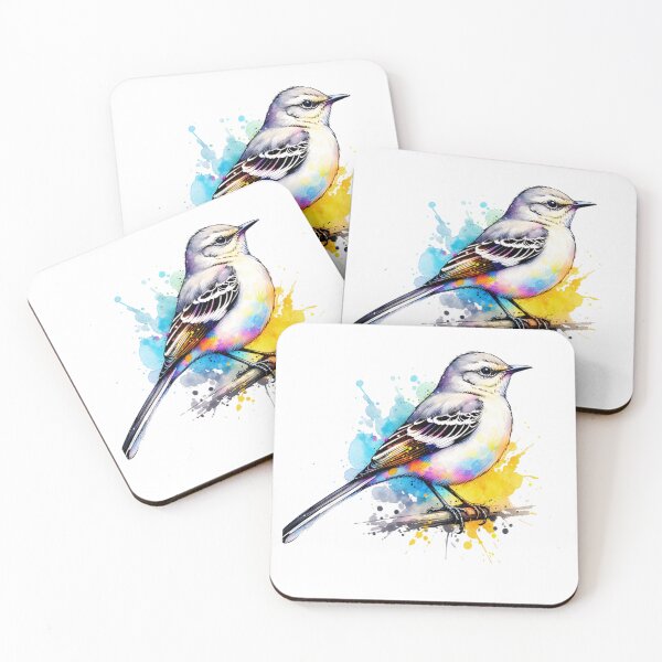 Item preview, Watercolor Northern Mockingbird designed and sold by TheAnimalZ00.