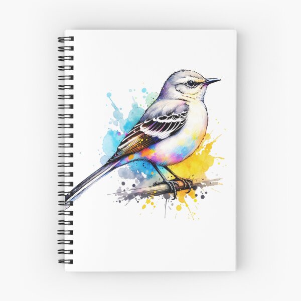 Item preview, Watercolor Northern Mockingbird designed and sold by TheAnimalZ00.