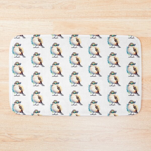 Item preview, Watercolor Northern Mockingbird Wearing Sunglasses designed and sold by TheAnimalZ00.