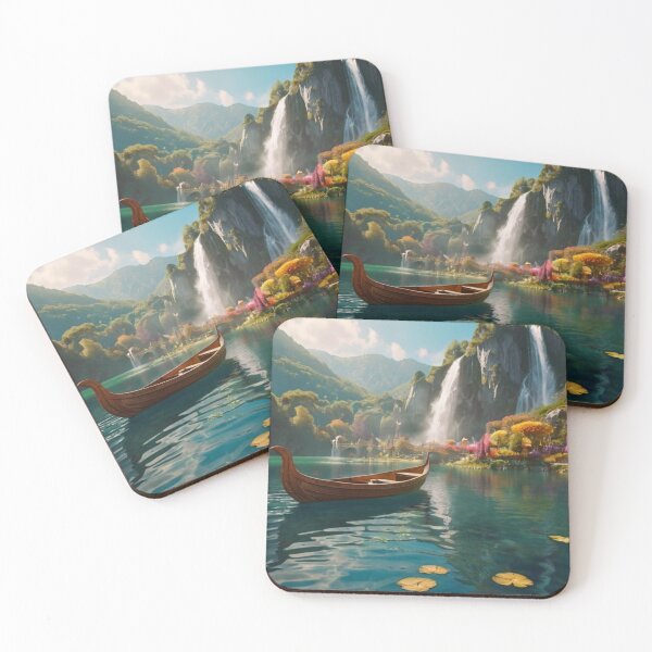 Item preview, Magical Boat in the Enchanted Waters designed and sold by BlareBlare.