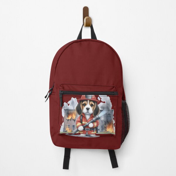 Item preview, Fireman Beagle... Sniffing Out Those Flames...And Snuffing Them Out designed and sold by Hall-O-Gram.